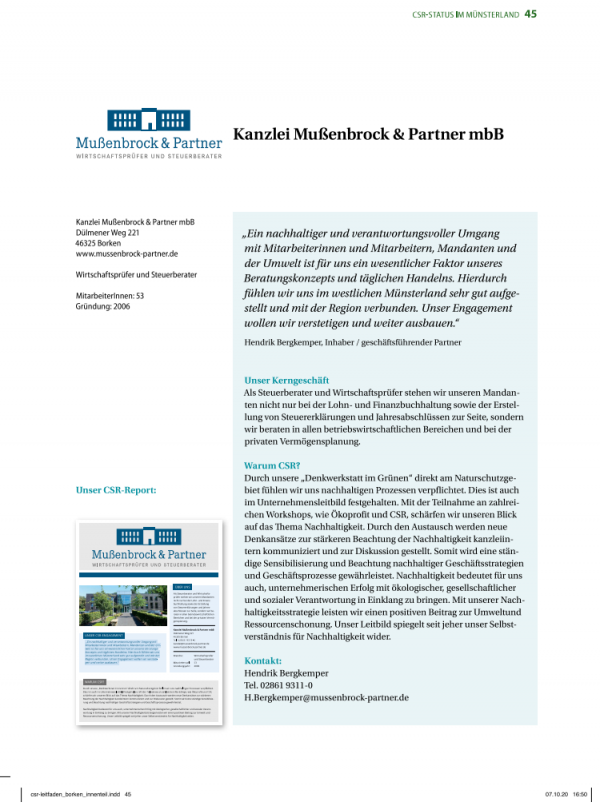 CSR Oktober 2020 Screenshot