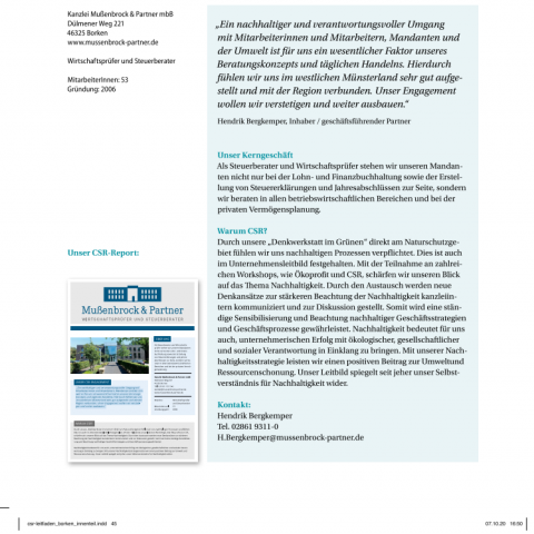 CSR Oktober 2020 Screenshot